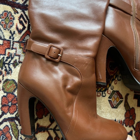 Carlo Pazolini Brown Heeled Knee High Boots, size 40 - Picture 9 of 10